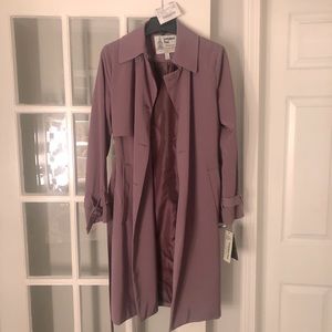 London Fog Trench Coat - Mauve